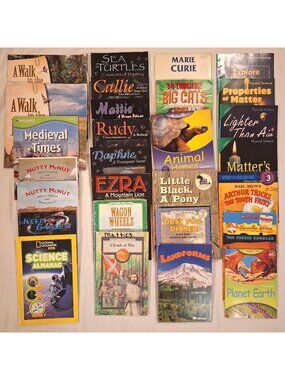 Level 3 Science & Animal 28 Book Reader Lot Educational